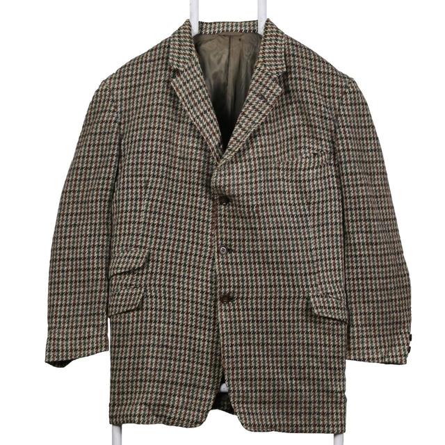 Harris Tweed Men's Blazer Jacket - Cream/Brown - L on Productcaster.