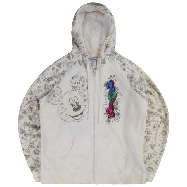 Disney Women's Hoodie - White - L on Productcaster.