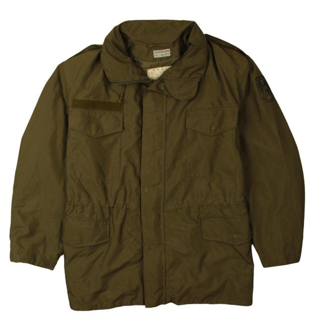 Vintage Men's Casual Jacket - Khaki/Green - XXL on Productcaster.