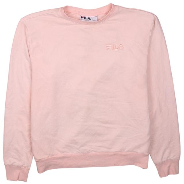 Fila Men's Sweatshirt - Pink - M on Productcaster.