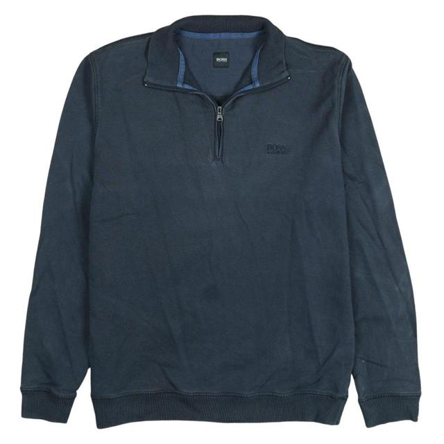 Vintage Men's Sweatshirt - Blue/Navy - XXL on Productcaster.