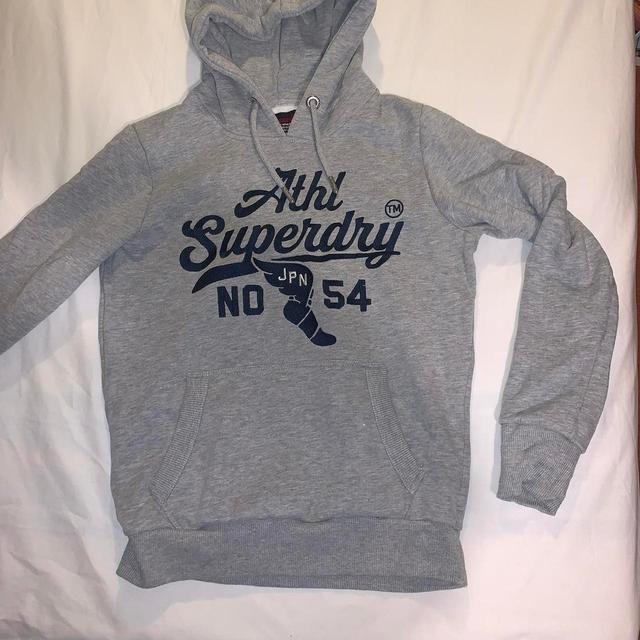 Superdry Women's Hoodie - Grey - 12 on Productcaster.