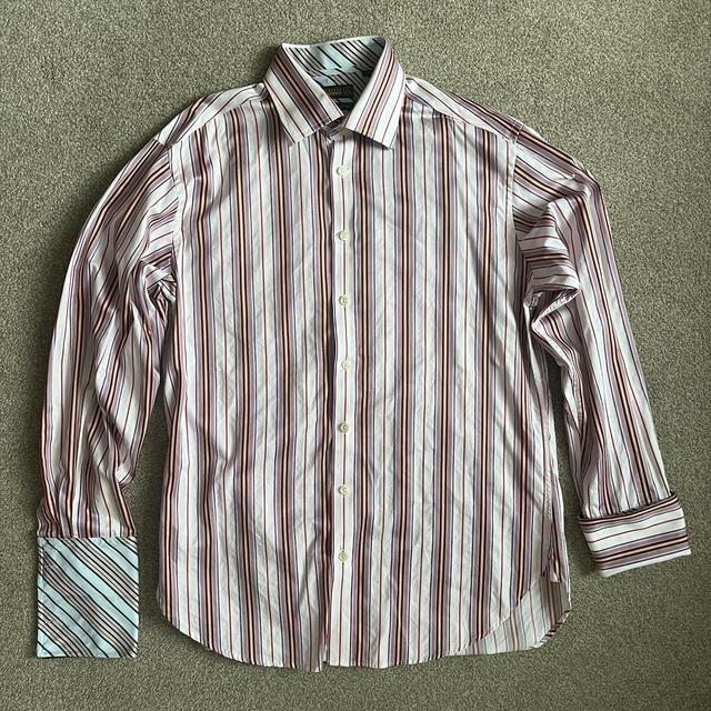 Ted Baker Men's Shirt - Multi/White - M on Productcaster.