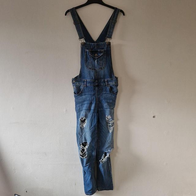 Women's Dungarees - Blue - M on Productcaster.