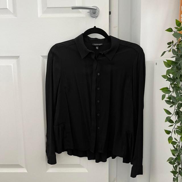 Topshop Women's Shirt - Black - 10 on Productcaster.