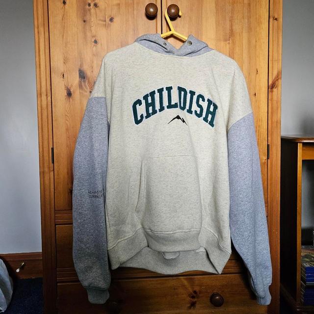 Vintage Men's Hoodie - Grey - M on Productcaster.