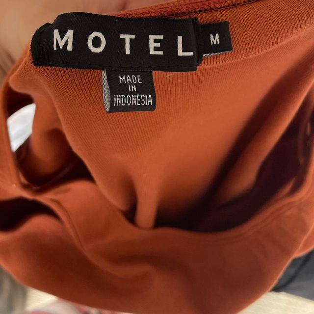 Motel Women's Skirt - Orange/Burgundy - M on Productcaster.