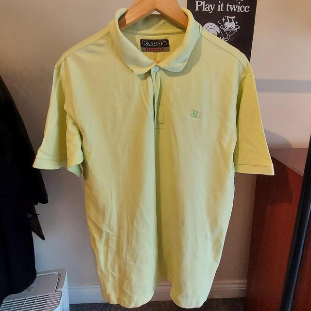 Kappa Men's Polo shirt - Yellow/Green - M on Productcaster.