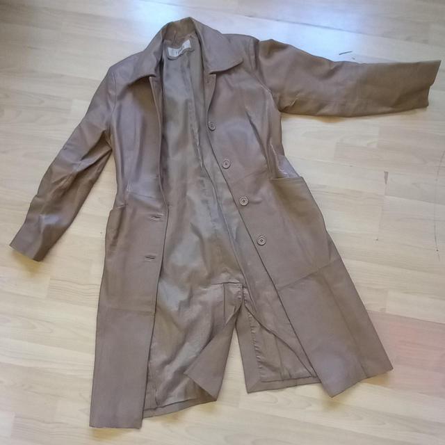 Preloved Women's Trench - Tan - UK 10 on Productcaster.