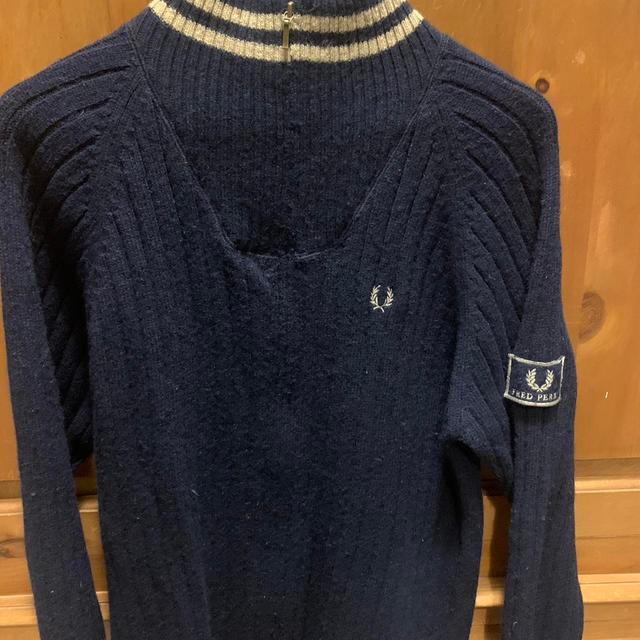 Fred Perry Men's Jumper - Navy - M on Productcaster.