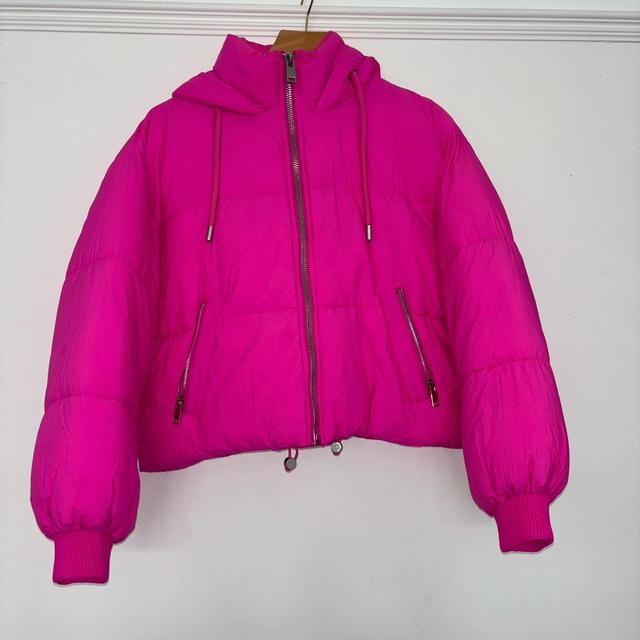 Zara Women's Puffer - Pink - S on Productcaster.