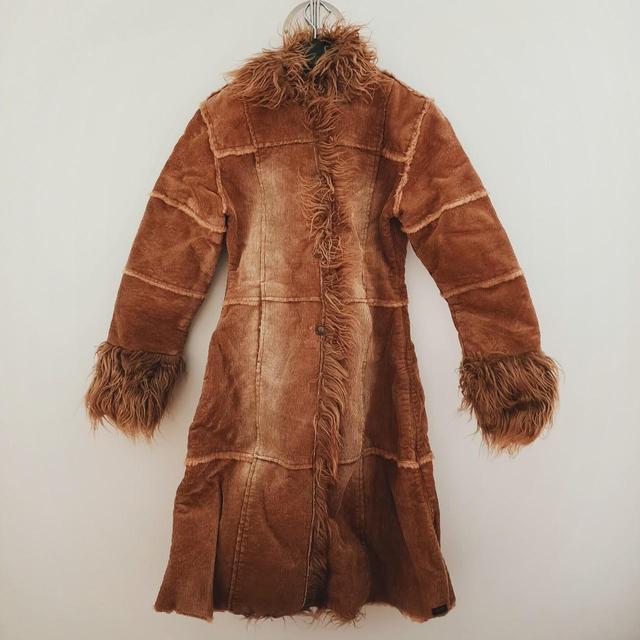 PPHH Women's Corduroy Coat - Brown/Tan - S on Productcaster.