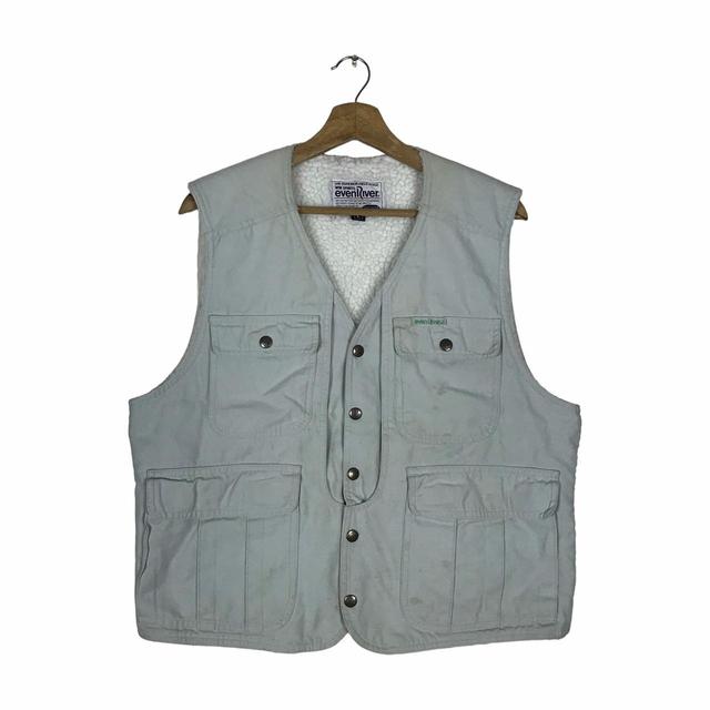 Vintage Men's Vest - Grey - L on Productcaster.