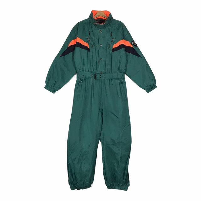 Vintage Men's Jumpsuit - Green - L on Productcaster.