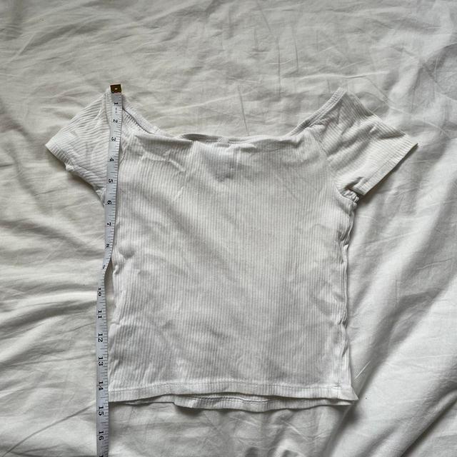 H&M Women's T-shirt - White - XS on Productcaster.