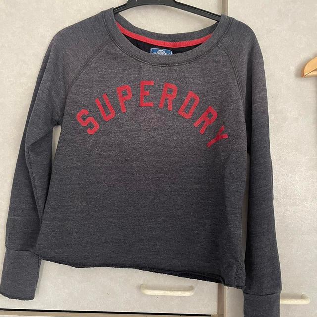 Superdry Women's Jumper - Grey - 12 on Productcaster.