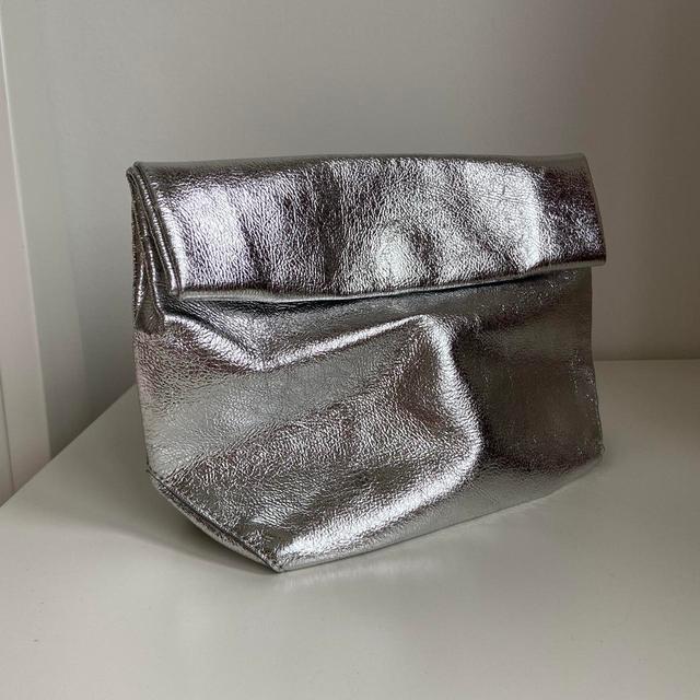 Zara Women's Clutch bags - Silver on Productcaster.