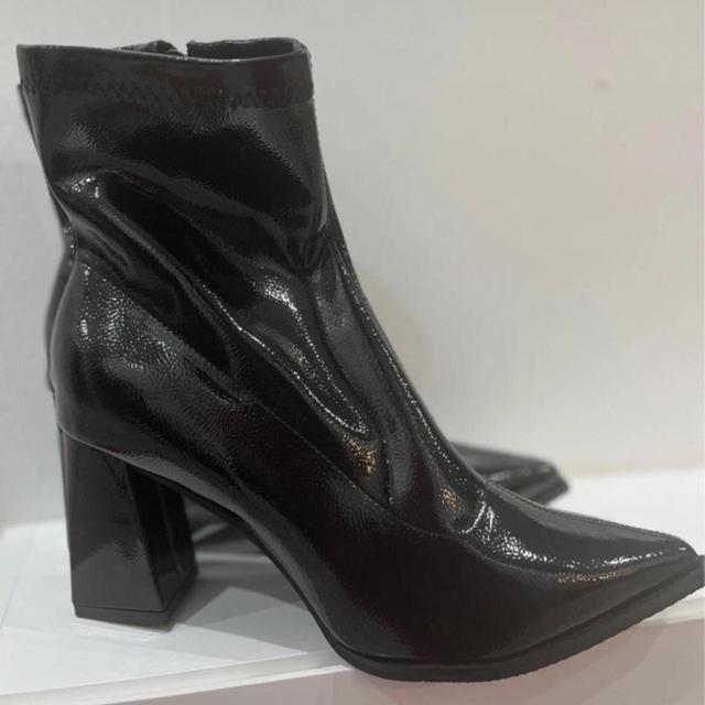 SHEIN Women's Ankle Boots - Black - UK 8 on Productcaster.