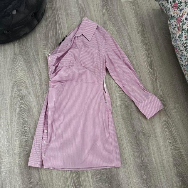 Zara Women's Shirt Dress - Pink - 8 on Productcaster.