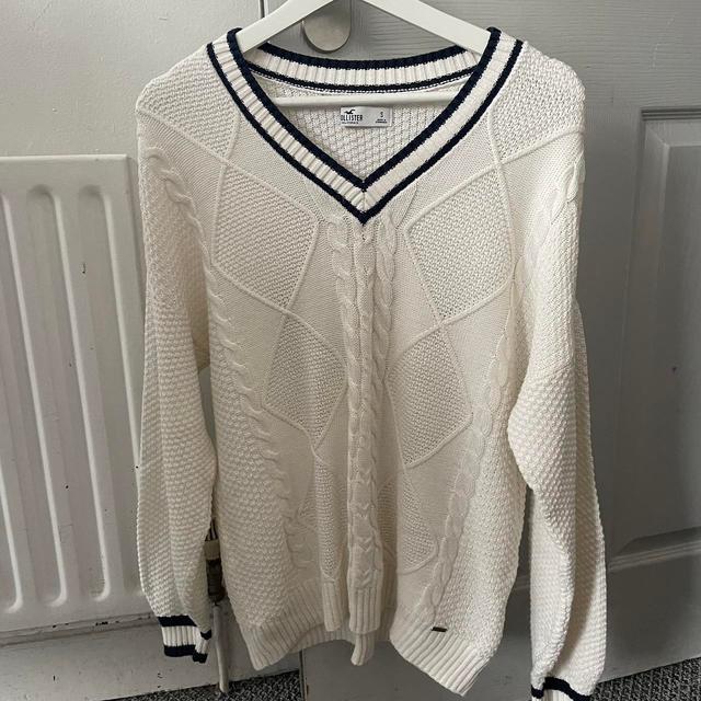 Hollister Co. Women's Jumper - Cream - S on Productcaster.