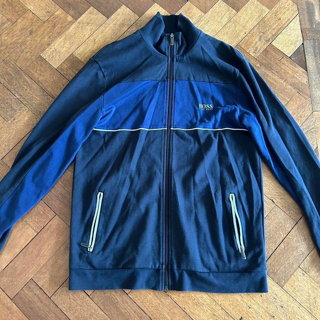 Hugo Boss Men's Jacket - Navy/Blue - XL on Productcaster.