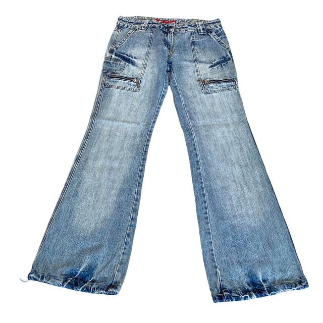 Women's Stone-washed Jeans - Blue - 28" on Productcaster.