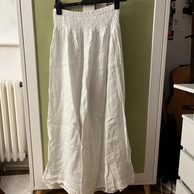 Women's Wide leg Trousers - White - One size on Productcaster.