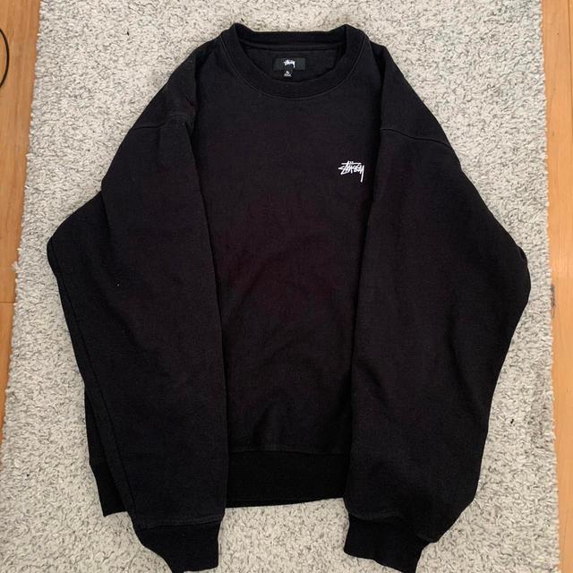 Stüssy Men's Sweatshirt - Black - XL on Productcaster.