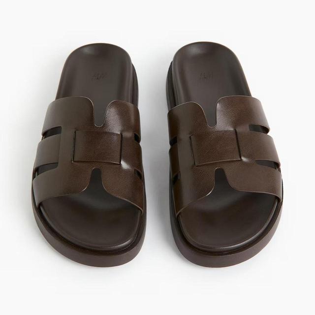 H&M Women's Sandals - Brown - UK 4 on Productcaster.