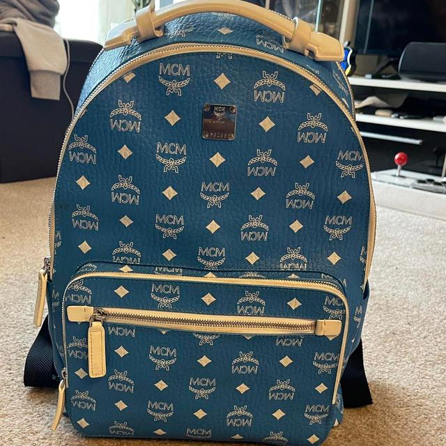 MCM Men's Backpacks - Blue on Productcaster.