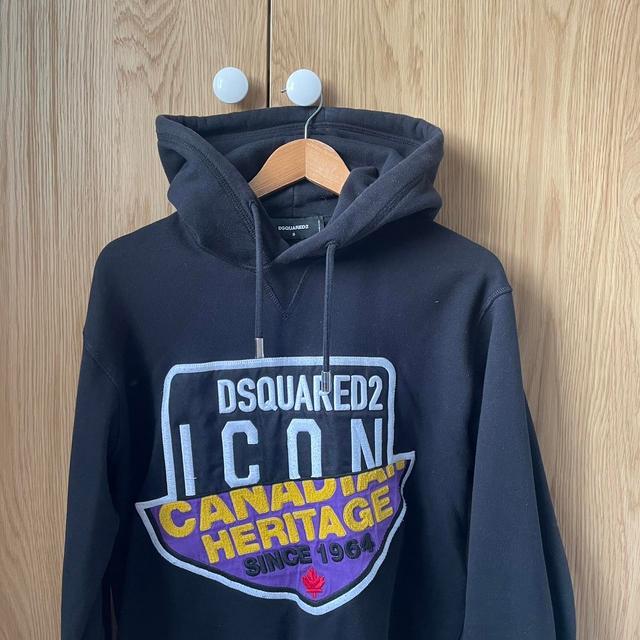 Dsquared2 Men's Hoodie - Black - S on Productcaster.