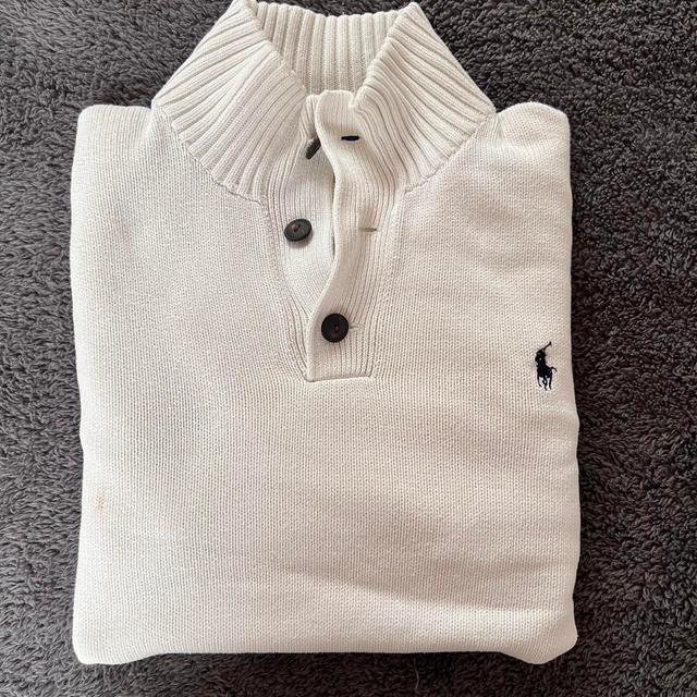 Ralph Lauren Men's Jumper - White - M on Productcaster.