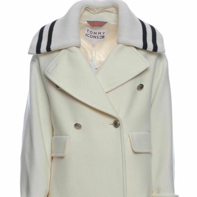 Tommy Hilfiger Women's Jacket - Cream/White - XXS on Productcaster.