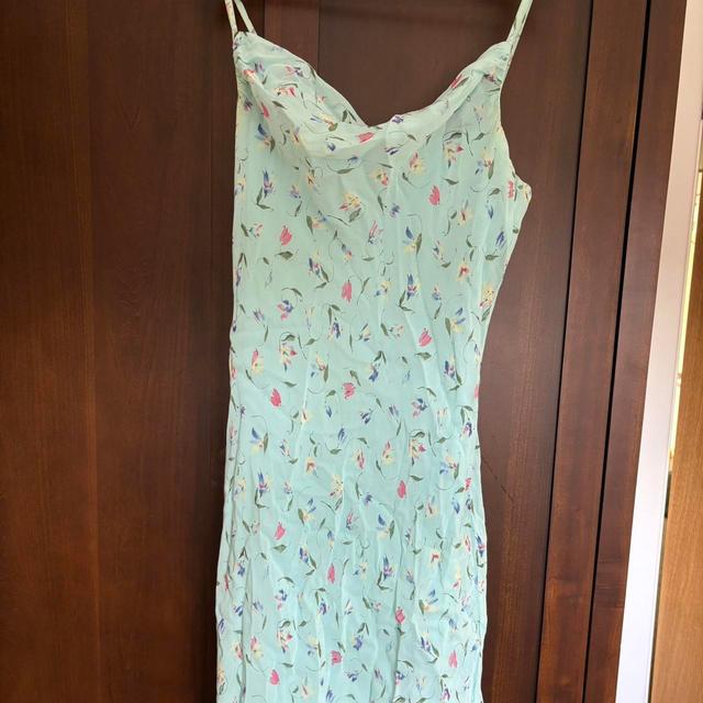 Preloved Women's A-line Dress - Multi/Blue - 10 on Productcaster.