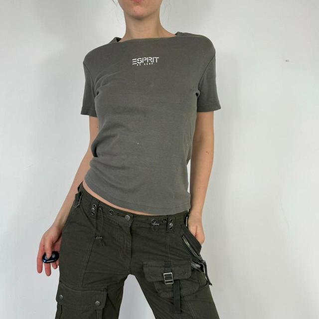 Esprit Women's T-shirt - Khaki - M on Productcaster.