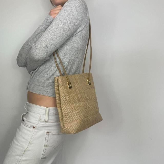 Women's Bag - Tan/Cream on Productcaster.