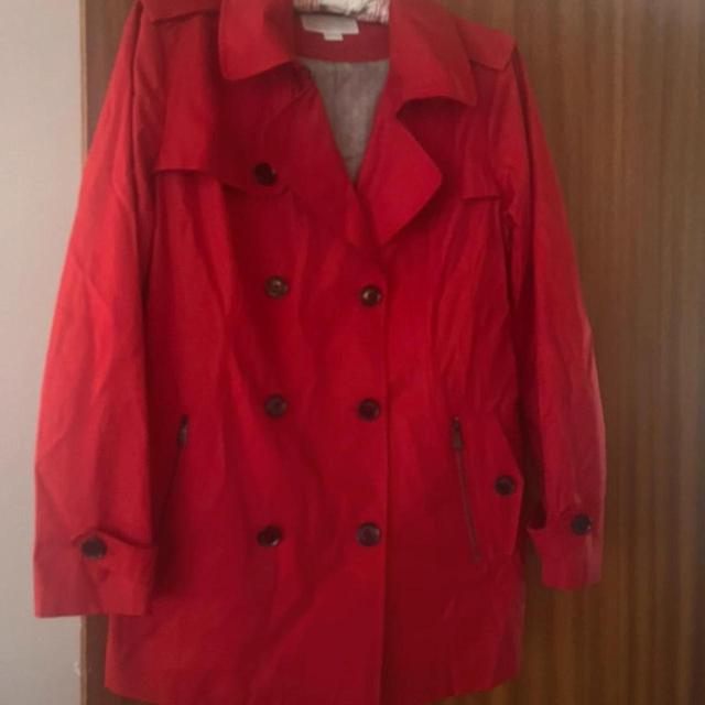 Michael Kors Women's Trench - Red - UK 14 on Productcaster.