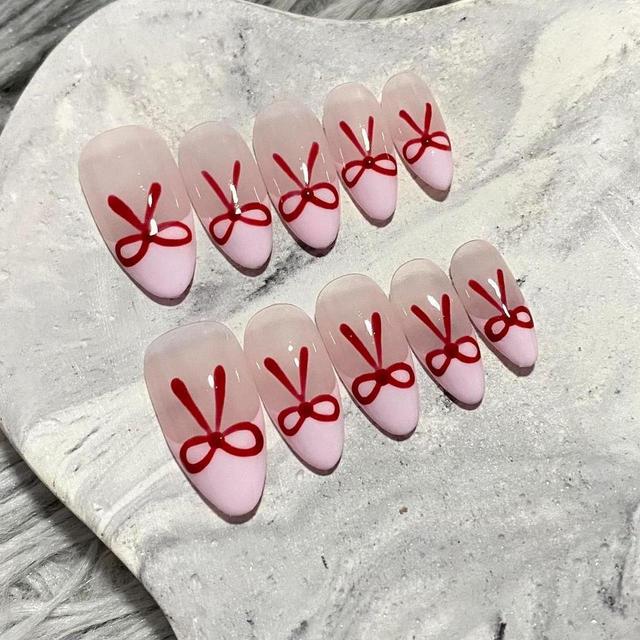 False nails - Pink/Red on Productcaster.