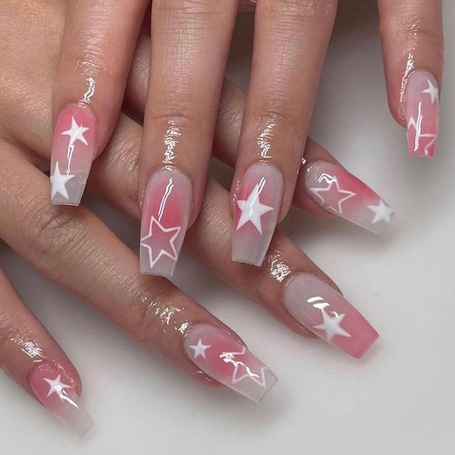 False nails - Pink/White on Productcaster.