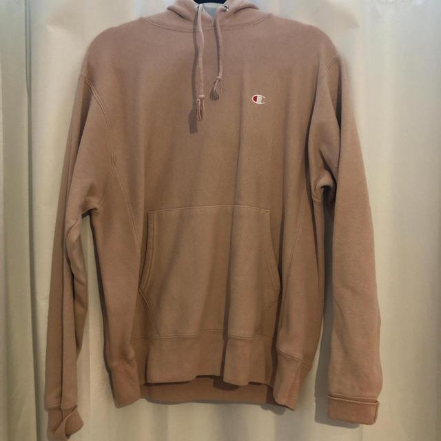 Champion Women's Hoodie - Pink/Tan - M on Productcaster.