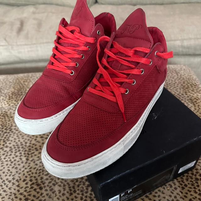 Filling Pieces Men's Trainers - Red - UK 8 on Productcaster.