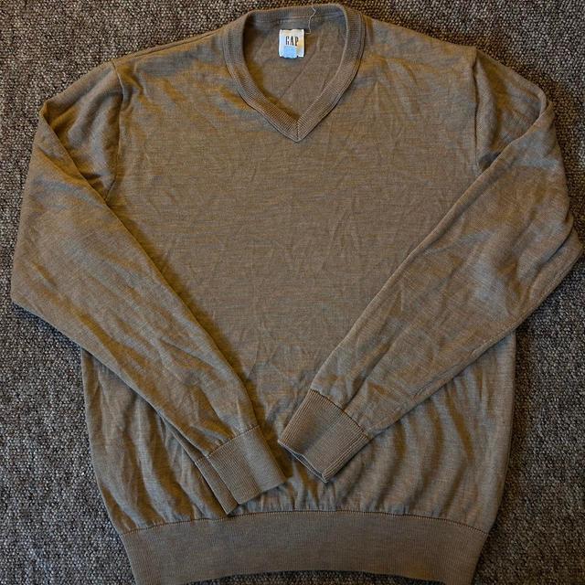 Gap Men's Jumper - Tan/Cream - S on Productcaster.