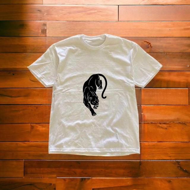 Women's T-shirt - White/Black - M on Productcaster.