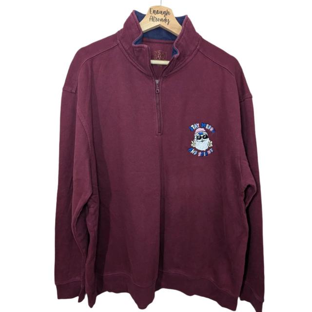 Jos. A. Bank Men's Sweatshirt - Burgundy/Red - XL on Productcaster.