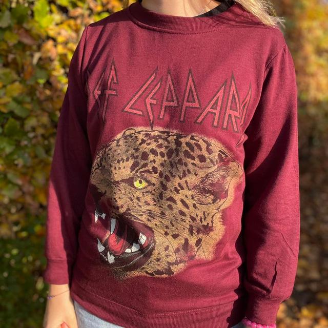 Women's Sweatshirt - Burgundy/Red - 8 on Productcaster.