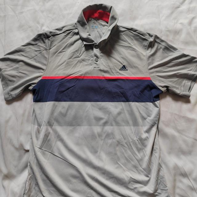 Adidas Men's Polo shirt - Grey - M on Productcaster.