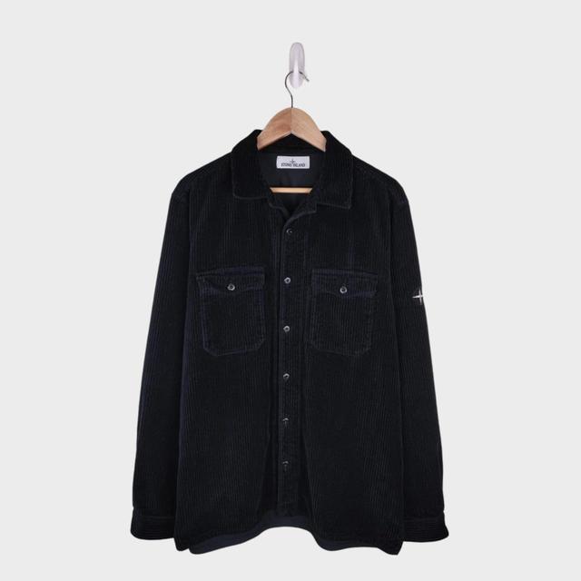 Stone Island Men's Shacket Jacket - Black - XL on Productcaster.