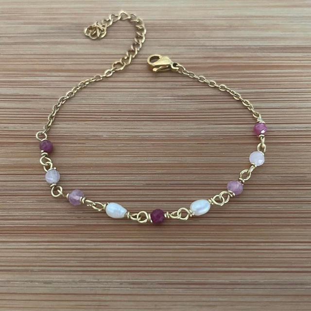 Women's Bracelet - Gold/Multi on Productcaster.