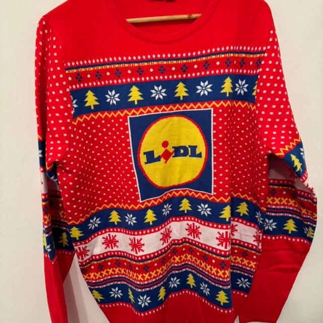 Preloved Men's Jumper - Multi/Red - L on Productcaster.