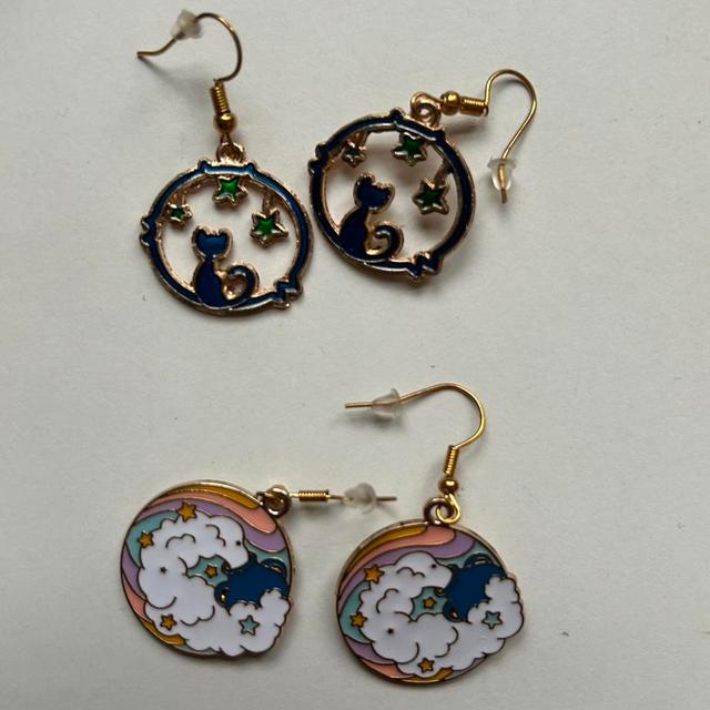 Women's Earrings - Multi/White on Productcaster.